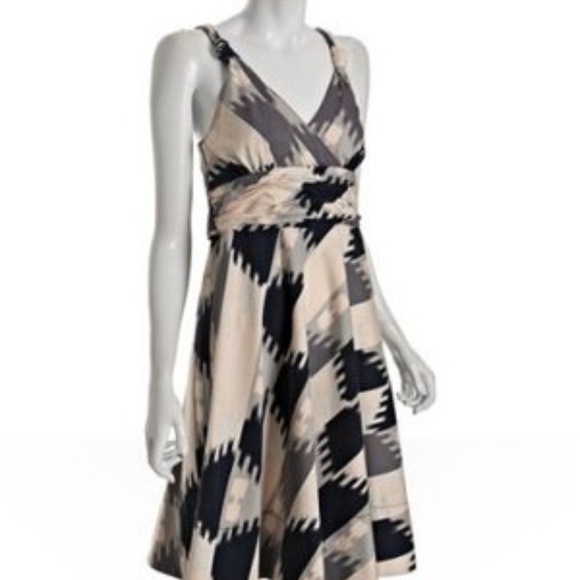 Zooey Deschanel Marc by Marc Jacobs knotted ikat dress sundress 0 XS - Picture 2 of 6